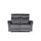 Mortimer 2 Seater Sofa (Recliner)-Furniture-Vida-Graphite-Levines Furniture