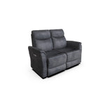 Mortimer 2 Seater Sofa (Recliner)-Furniture-Vida-Graphite-Levines Furniture