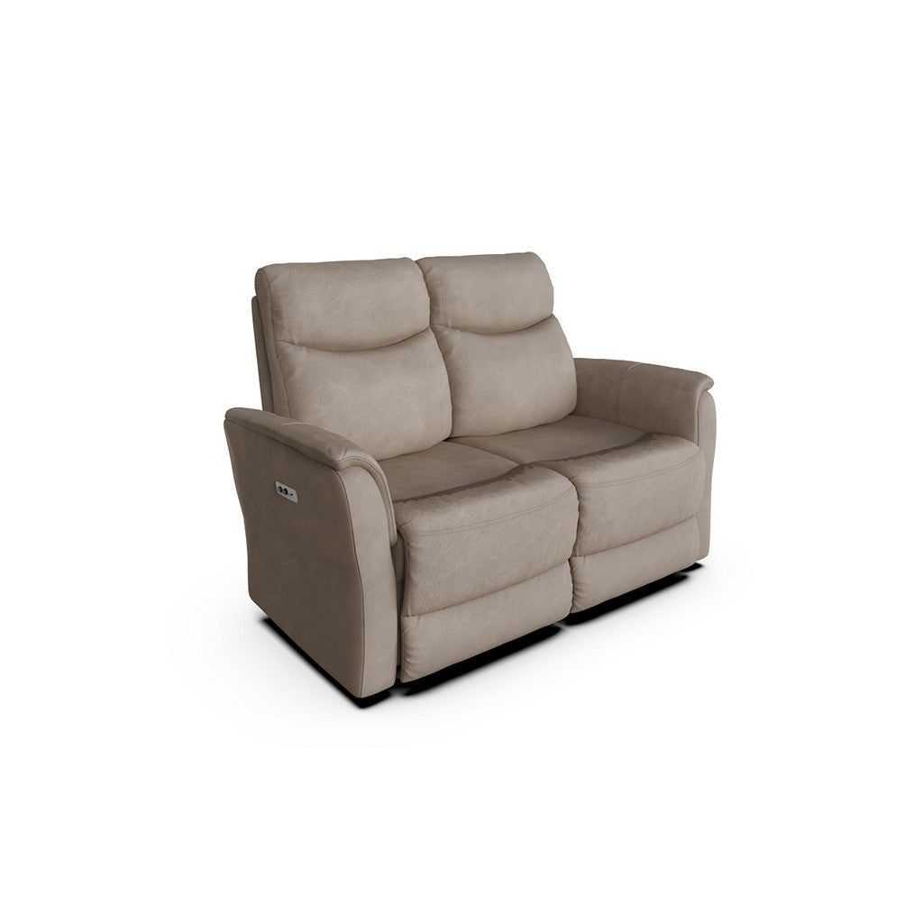 Mortimer 2 Seater Sofa (Recliner)-Furniture-Vida-Taupe-Levines Furniture