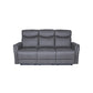 Mortimer 3 Seater Sofa (Recliner)-Furniture-Vida-Graphite-Levines Furniture