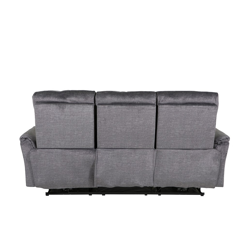 Mortimer 3 Seater Sofa (Recliner)-Furniture-Vida-Graphite-Levines Furniture