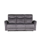 Mortimer 3 Seater Sofa (Recliner)-Furniture-Vida-Graphite-Levines Furniture