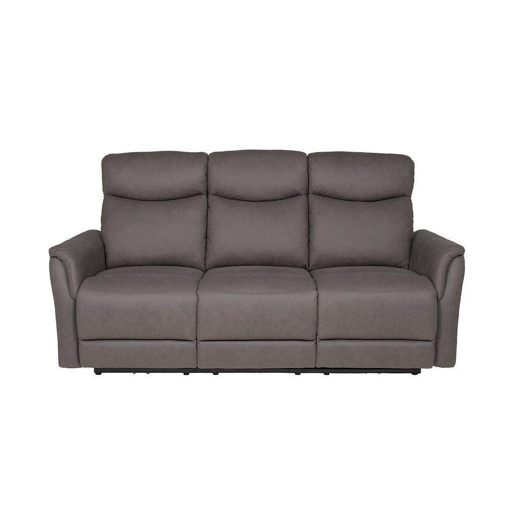 Mortimer 3 Seater Sofa (Recliner)-Furniture-Vida-Grey-Levines Furniture