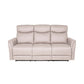 Mortimer 3 Seater Sofa (Recliner)-Furniture-Vida-Taupe-Levines Furniture