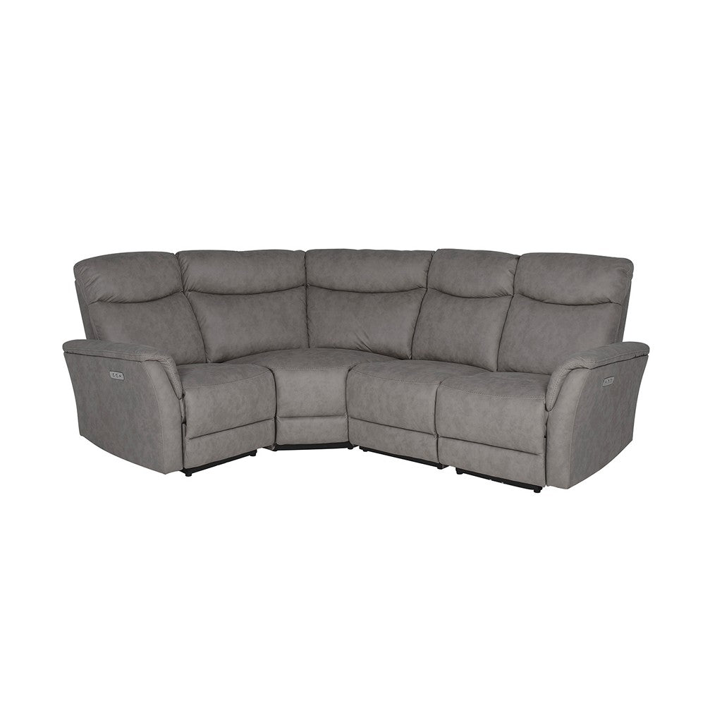 Mortimer Corner Group (Recliner)-Furniture-Vida-Graphite-Levines Furniture