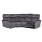 Mortimer Corner Group (Recliner)-Furniture-Vida-Graphite-Levines Furniture