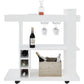 Naples Breakfast Bar / Drinks Cart-Furniture-Seconique-White-Levines Furniture