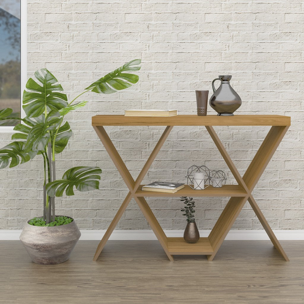 Naples Console Table-Furniture-Seconique-Oak Effect-Levines Furniture