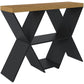 Naples Console Table-Furniture-Seconique-Oak Effect-Levines Furniture