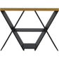 Naples Console Table-Furniture-Seconique-Oak Effect-Levines Furniture