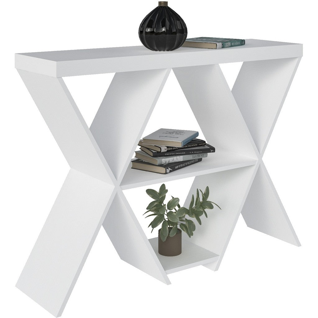 Naples Console Table-Furniture-Seconique-White-Levines Furniture