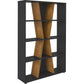 Naples Medium Bookcase-Furniture-Seconique-Oak Effect-Levines Furniture