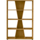 Naples Medium Bookcase-Furniture-Seconique-Oak Effect-Levines Furniture