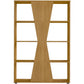 Naples Medium Bookcase-Furniture-Seconique-Oak Effect-Levines Furniture