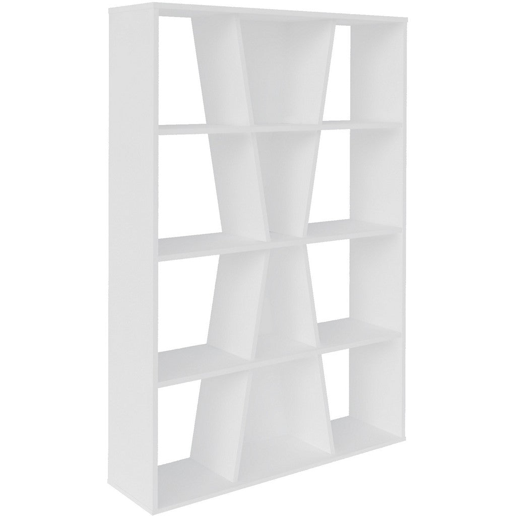 Naples Medium Bookcase-Furniture-Seconique-Oak Effect-Levines Furniture