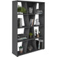 Naples Medium Bookcase-Furniture-Seconique-Grey-Levines Furniture