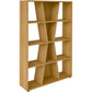 Naples Medium Bookcase-Furniture-Seconique-Oak Effect-Levines Furniture