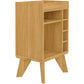 Naples Mini Bar / Side Table-Furniture-Seconique-Oak Effect-Levines Furniture