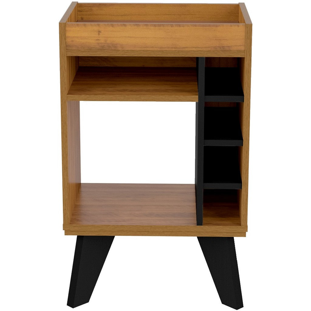 Naples Mini Bar / Side Table-Furniture-Seconique-Oak Effect-Levines Furniture