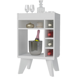 Naples Mini Bar / Side Table-Furniture-Seconique-White-Levines Furniture