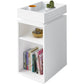 Naples Storage Side Table-Furniture-Seconique-White-Levines Furniture