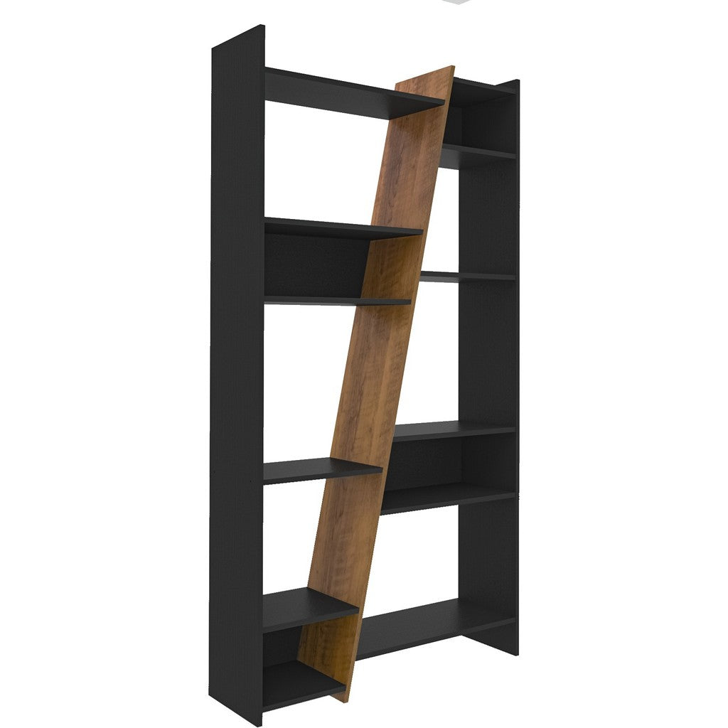 Naples Tall Bookcase-Furniture-Seconique-Oak Effect-Levines Furniture