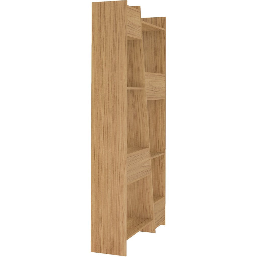 Naples Tall Bookcase-Furniture-Seconique-Oak Effect-Levines Furniture