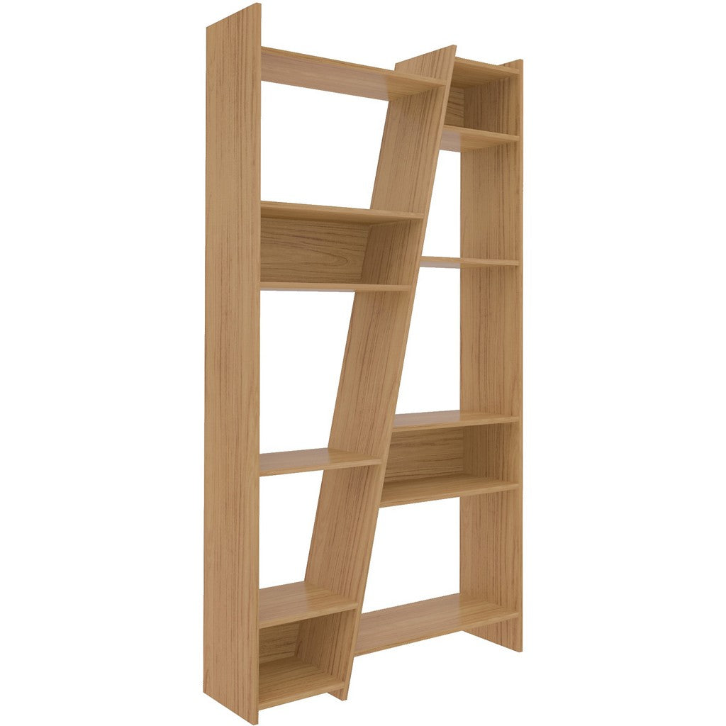 Naples Tall Bookcase-Furniture-Seconique-Oak Effect-Levines Furniture