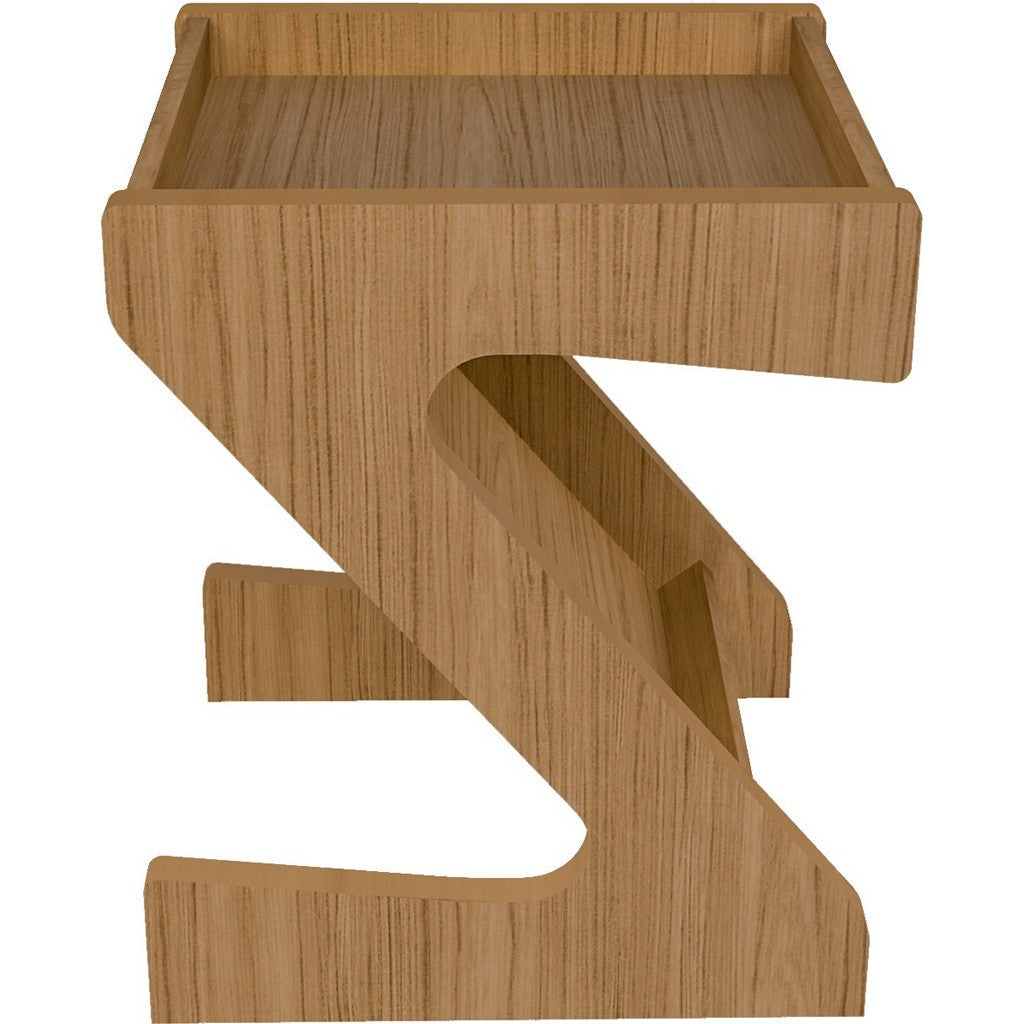 Naples Z Side Table-Furniture-Seconique-Oak Effect-Levines Furniture