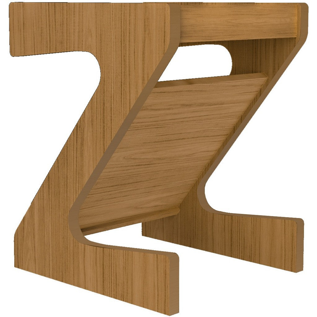 Naples Z Side Table-Furniture-Seconique-Oak Effect-Levines Furniture