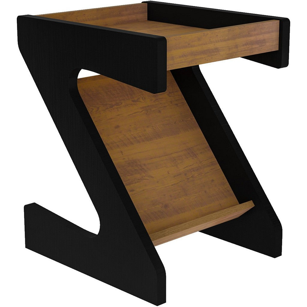 Naples Z Side Table-Furniture-Seconique-Oak Effect-Levines Furniture