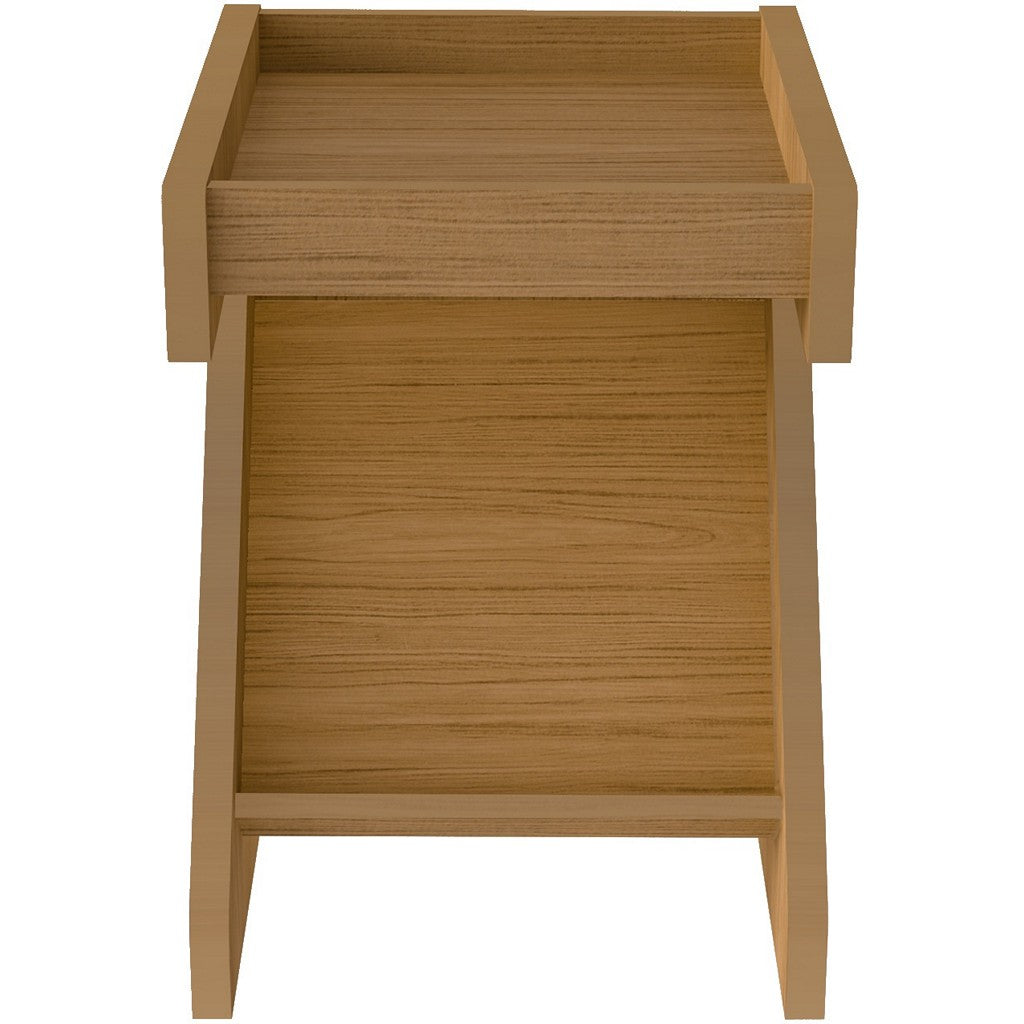 Naples Z Side Table-Furniture-Seconique-Oak Effect-Levines Furniture