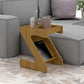 Naples Z Side Table-Furniture-Seconique-Oak Effect-Levines Furniture