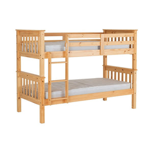 Neptune Single Bunk Bed-Furniture-Seconique-Oak Effect-Levines Furniture