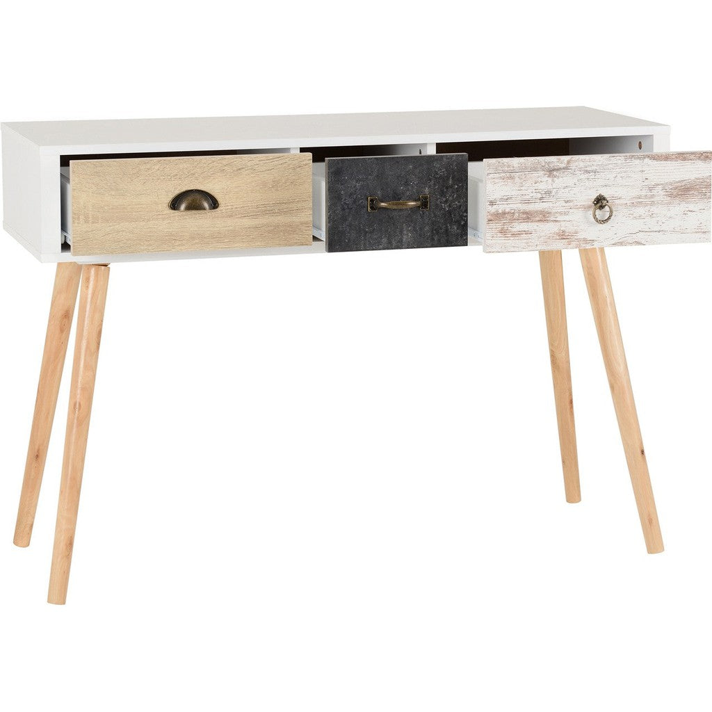 Nordic Dressing Table-Furniture-Seconique-Concrete Effect/ Charcoal-Levines Furniture