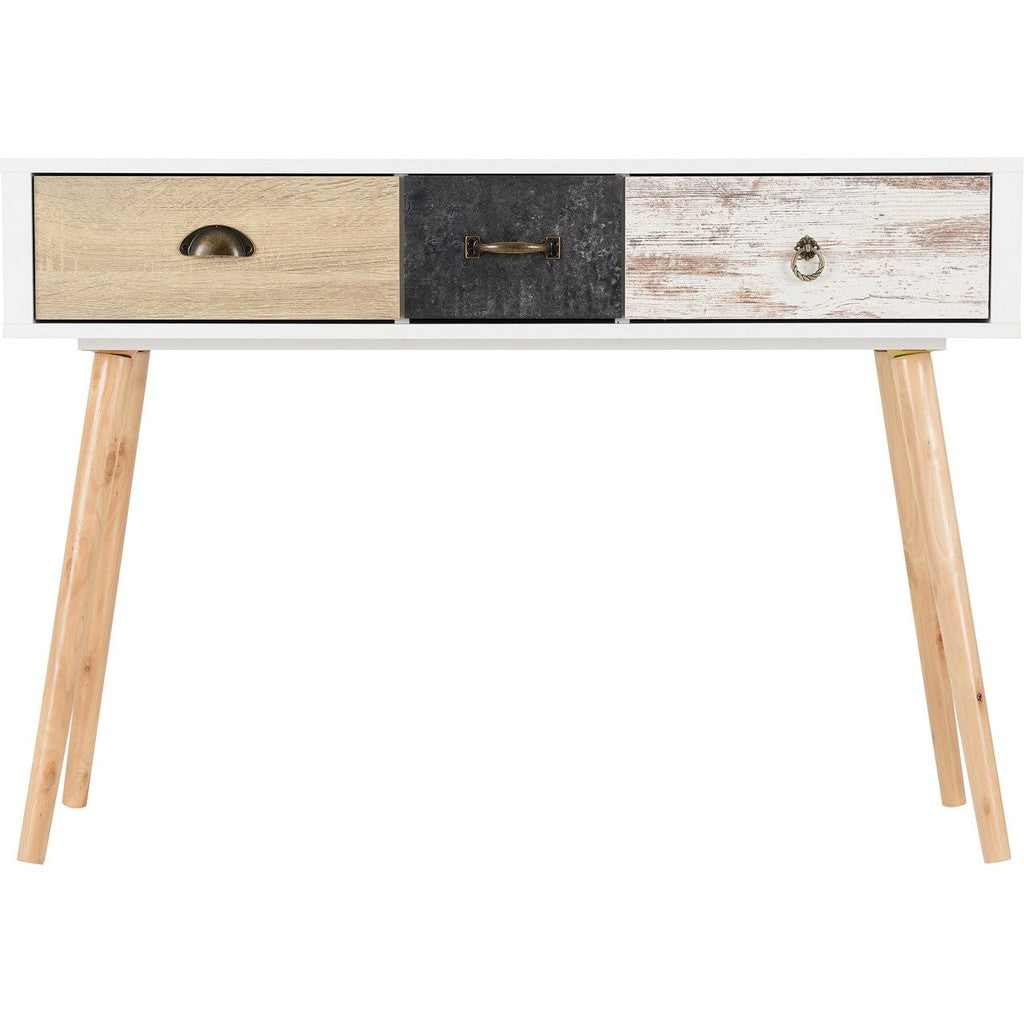 Nordic Dressing Table-Furniture-Seconique-Concrete Effect/ Charcoal-Levines Furniture