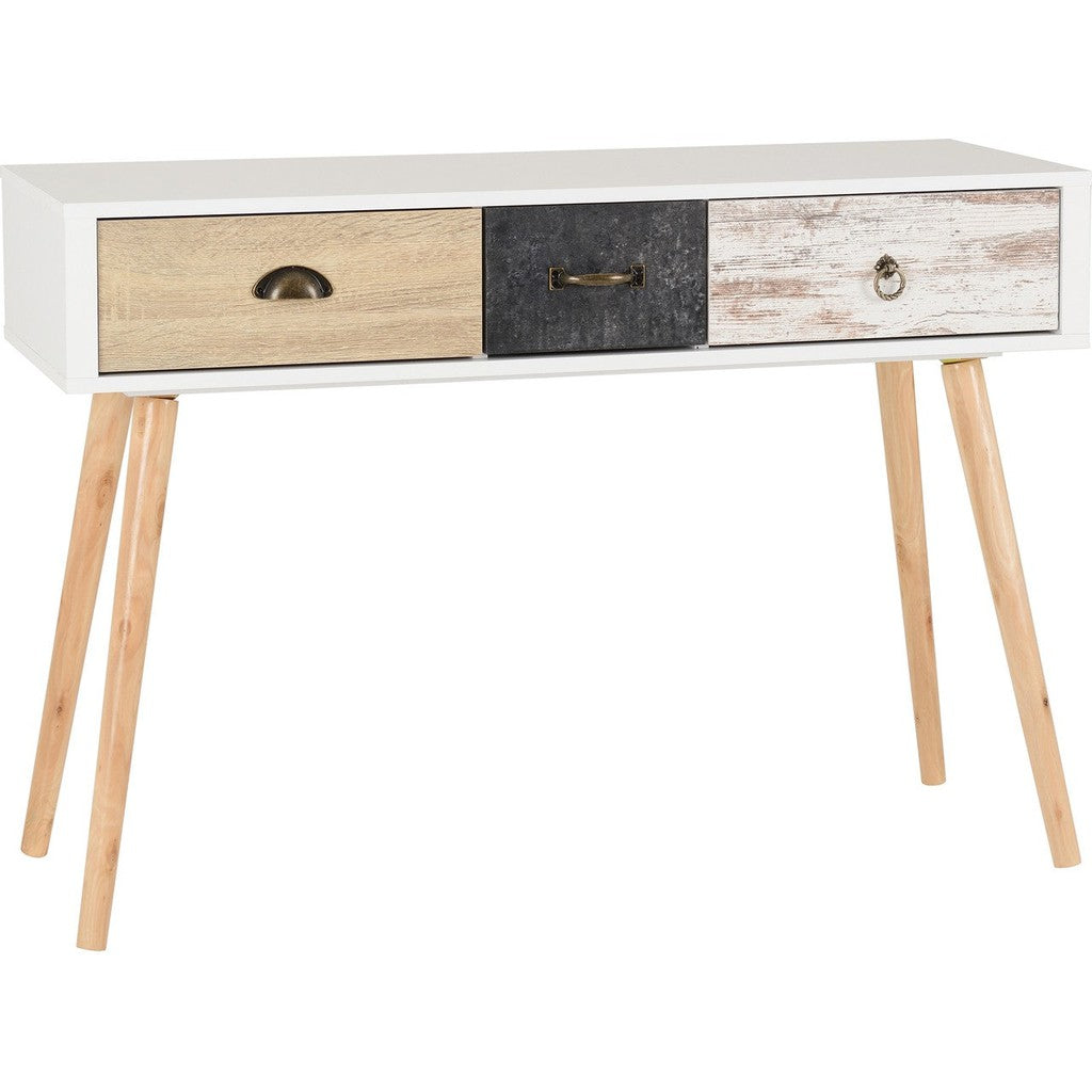 Nordic Dressing Table-Furniture-Seconique-Concrete Effect/ Charcoal-Levines Furniture