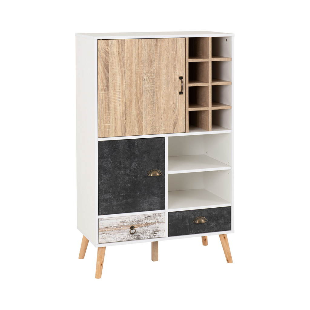 Nordic Wine Cabinet-Furniture-Seconique-Levines Furniture