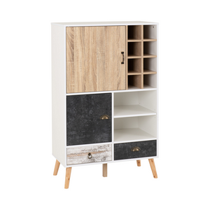 Nordic Wine Cabinet-Furniture-Seconique-Levines Furniture