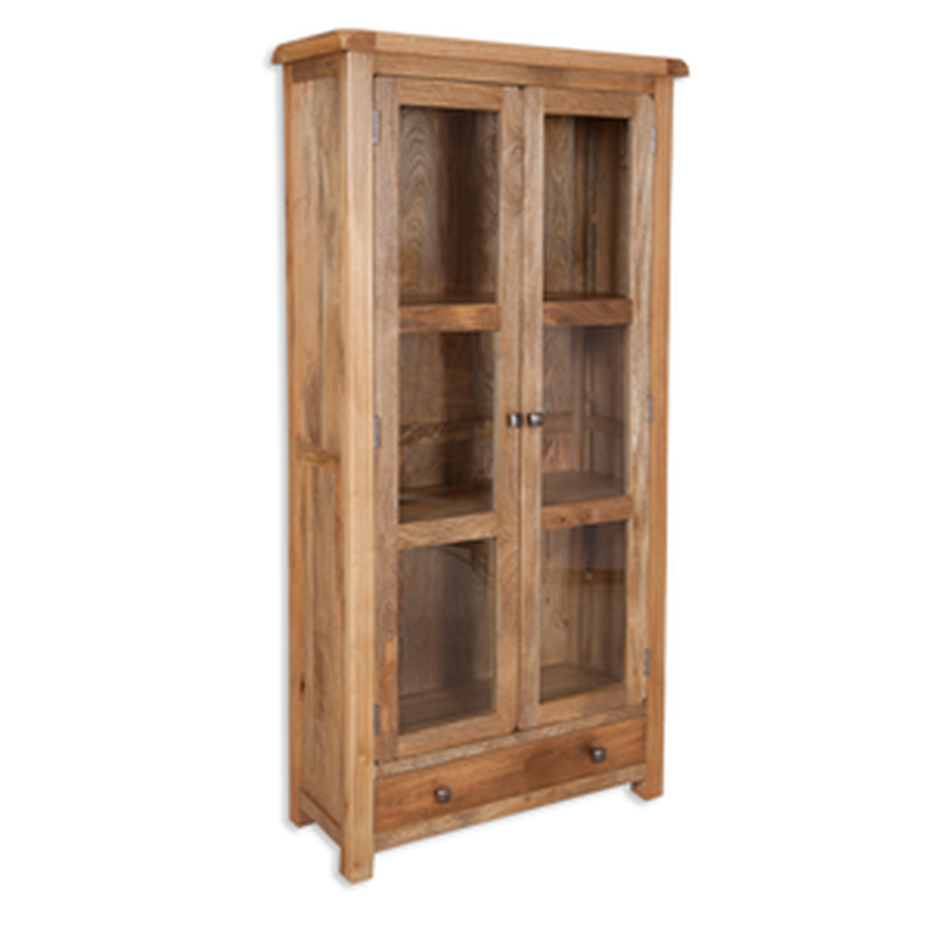 Odisha Glazed Display Cabinet-Furniture-IFD-Levines Furniture