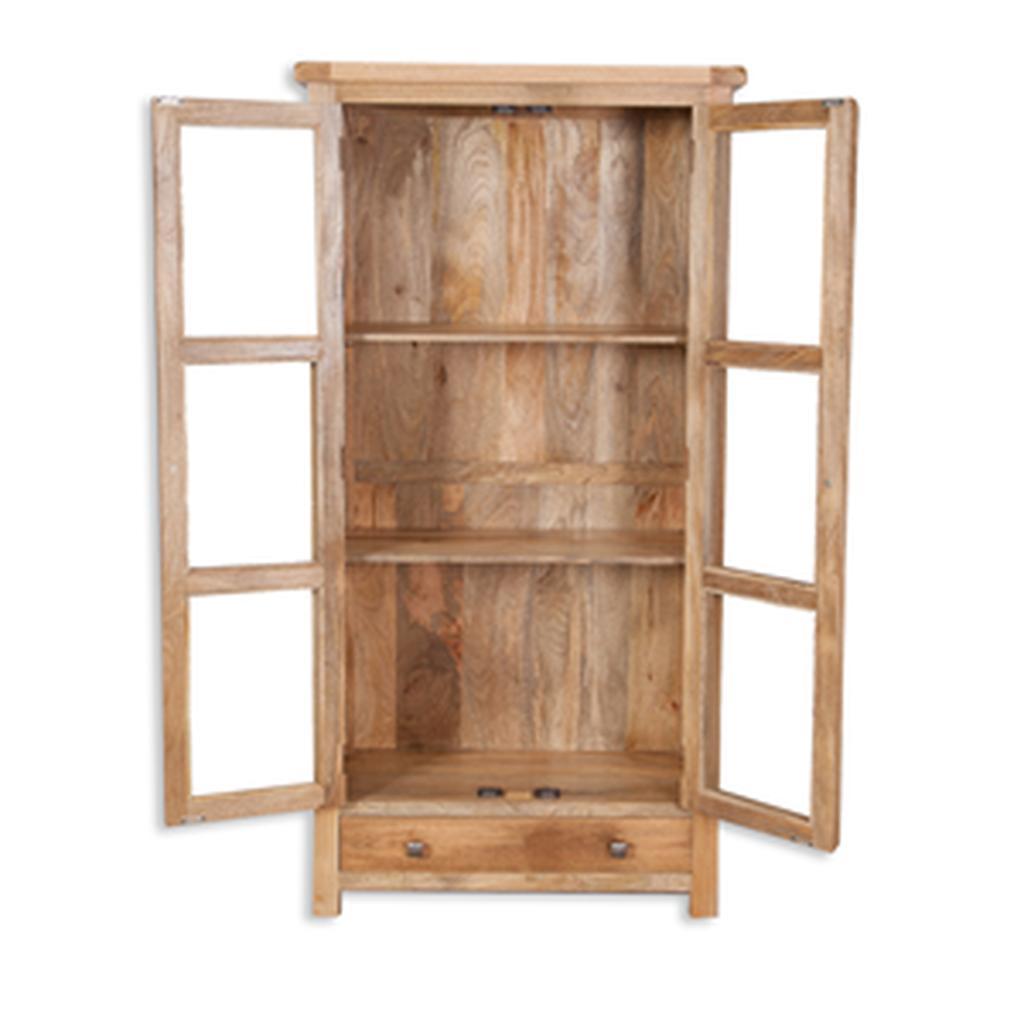 Odisha Glazed Display Cabinet-Furniture-IFD-Levines Furniture