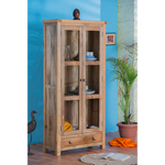 Odisha Glazed Display Cabinet-Furniture-IFD-Levines Furniture