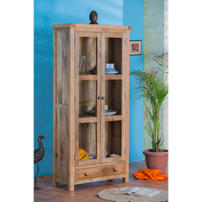 Odisha Glazed Display Cabinet-Furniture-IFD-Levines Furniture