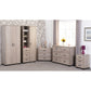 Oliver Range - 1 Door 3 Drawer Open Shelf Wardrobe-Furniture-Seconique-Levines Furniture