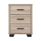 Oliver Range - 3 Drawer Bedside-Furniture-Seconique-Levines Furniture