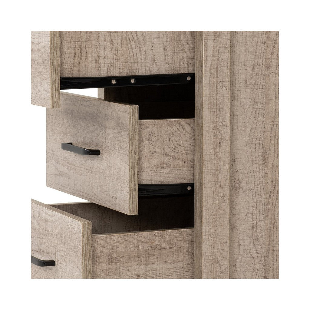 Oliver Range - 3 Drawer Bedside-Furniture-Seconique-Levines Furniture