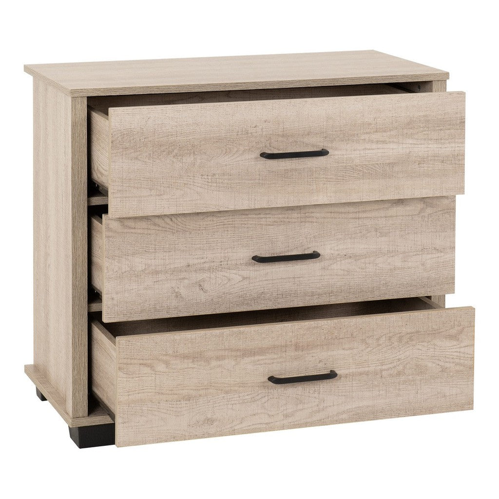 Oliver Range - 3 Drawer Chest-Furniture-Seconique-Levines Furniture