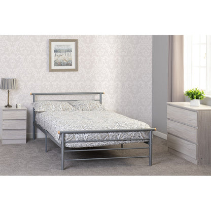 Orion Small Double Bedframe-Furniture-Seconique-Levines Furniture