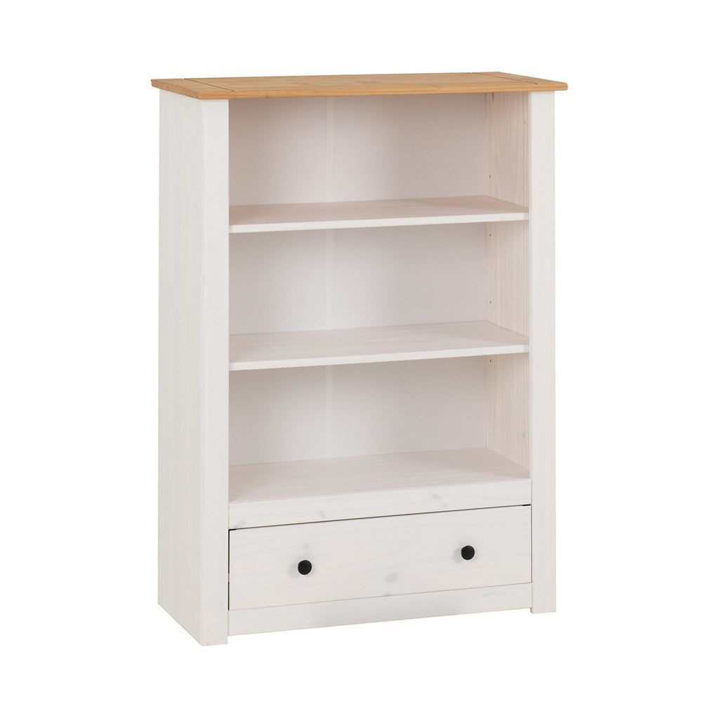 Panama Range - 1 Drawer Bookcase-Furniture-Seconique-Levines Furniture