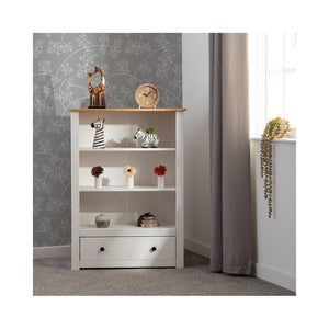 Panama Range - 1 Drawer Bookcase-Furniture-Seconique-Levines Furniture